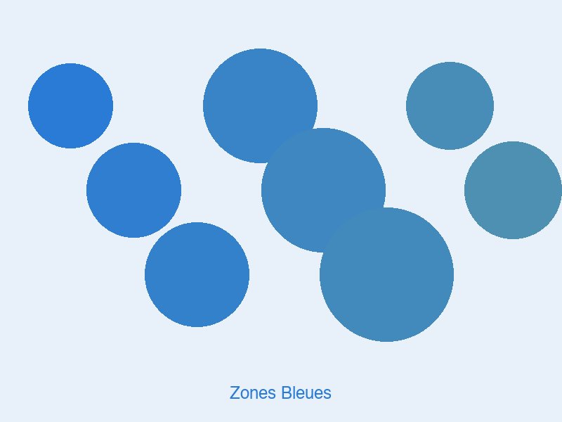 Carte du monde montrant les cinq Zones Bleues identifiees par Dan Buettner